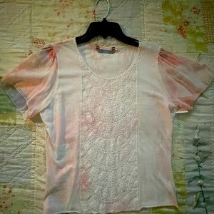 Johnny Was tie dye blouse